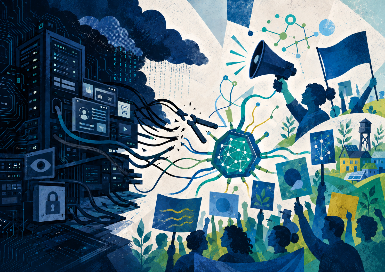 Pesquisador do Resocie e colega mostraram como movimentos sociais têm mobilizado recursos contra a dependência tecnológica das big techs
